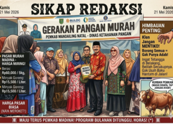 Pasar Murah Madina Paten Kali, Bah!