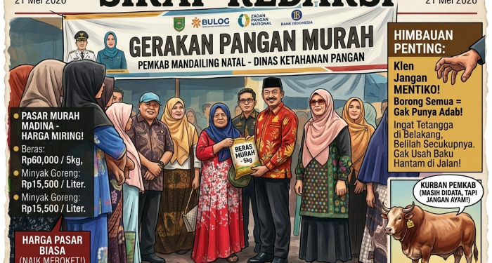 Pasar Murah Madina Paten Kali, Bah!