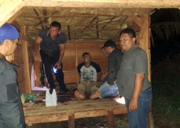 Polisi Tangkap Pemuda Desa Siuhom Saat Nyabu di Pondok Kebun Salak