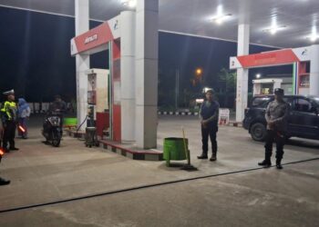 Polres Tapsel Jaga Ketat SPBU, Ini Tujuannya