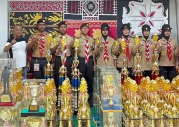 Pramuka MAN 1 Madina Borong Penghargaan di BOS MAN 1 Medan 2026