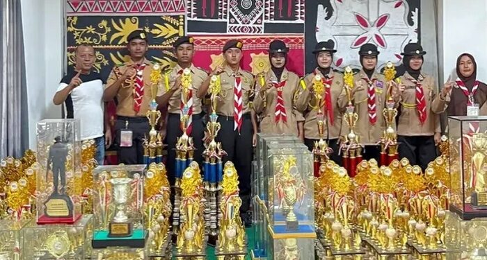 Pramuka MAN 1 Madina Borong Penghargaan di BOS MAN 1 Medan 2026