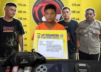 Pria Ini Manfaatkan Warung Es Tebu untuk Tempat Transaksi Sabu di Tapsel