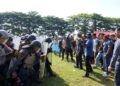 Skenario Anarkis di Stadion HM Nurdin, Polres Padangsidimpuan Simulasi Pengamanan Kota