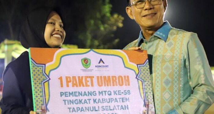 Hadiah Umrah untuk Lima Kafilah Terbaik MTQ Tapsel