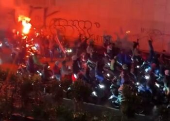 Suporter Persija dan Persib Bentrok di Bogor Usai Nobar, Dua Orang Luka-luka