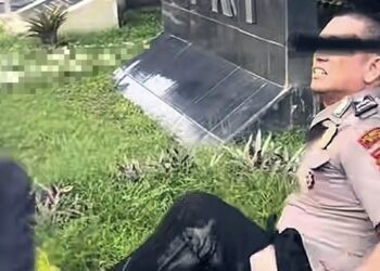 Viral Polisi Dikejar Warga dan Didorong ke Parit Dekat Mako Polda Sumut