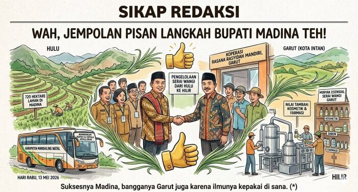 Wah, Jempolan Pisan Langkah Bupati Madina Teh!