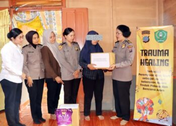 AKP Maria Marpaung Pimpin Trauma Healing Korban Pemerkosaan di Padangsidimpuan