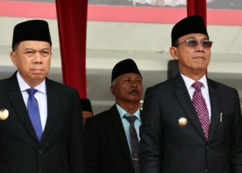 Bupati Tapsel Gus Irawan Ikuti Upacara Hari Lahir Pancasila 2026