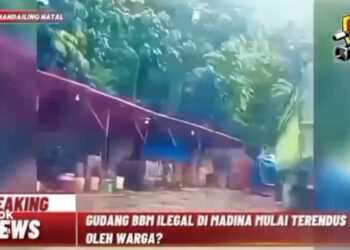 Diduga Penimbunan Solar Subsidi di Saba Purba Viral, Polres Madina Jangan Tutup Mata