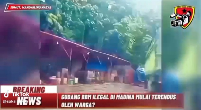 Diduga Penimbunan Solar Subsidi di Saba Purba Viral, Polres Madina Jangan Tutup Mata