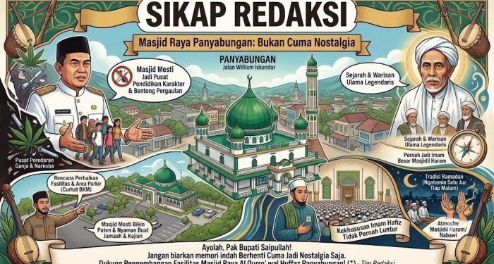 Masjid Raya Panyabungan Bukan Cuma Nostalgia