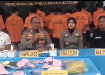 Polres Langkat Ungkap 33 Kasus Narkotika Selama Operasi Antik Toba 2026