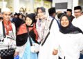 Wabup Madina Sambut Kedatangan Jamaah Haji Kloter 6 di Panyabungan