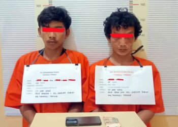 Warung Sipeapea Jadi Sarang Sabu, Dua Pria Diringkus Polres Tapteng