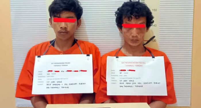 Warung Sipeapea Jadi Sarang Sabu, Dua Pria Diringkus Polres Tapteng