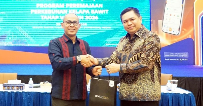 Bank Sumut Gejot Rp44,5 Miliar Dana Peremajaan Sawit Lewat SMART-PSR