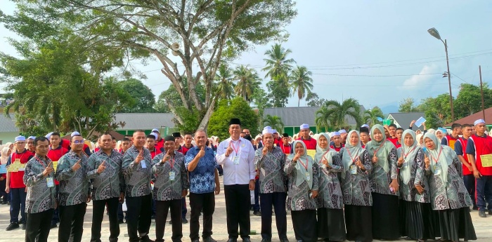 Diskominfo Ajak Siswa Baru MAN 1 Madina Jadi Digital Santri, Bukan Pecandu Gawai