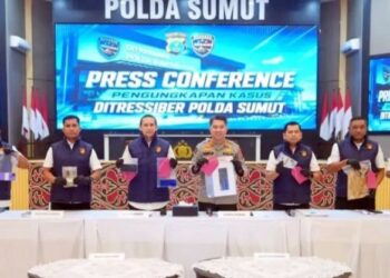 Ditressiber Polda Sumut Ringkus Komplotan Penipuan Online Berkedok Lelang Mobil