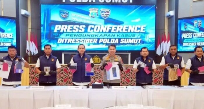 Ditressiber Polda Sumut Ringkus Komplotan Penipuan Online Berkedok Lelang Mobil