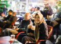 Keseruan Wabup Madina Nobar Piala Dunia di Taman Kota Panyabungan