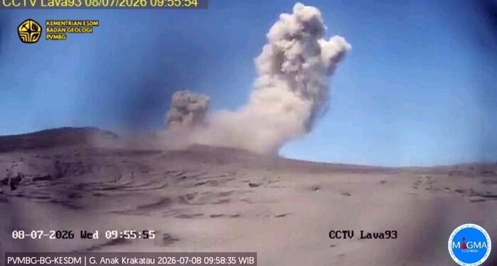 Gunung Anak Krakatau Erupsi, BPBD Banten Ingatkan Bahaya Tsunami