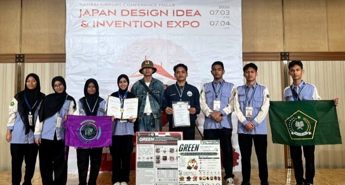 Limbah Makan Bergizi Gratis Antar MAN 1 Medan Raih Emas di Jepang