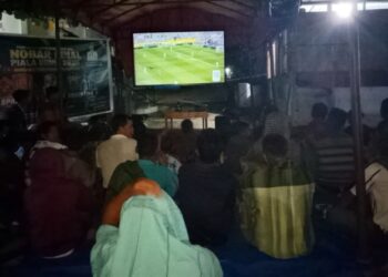 Nobar Piala Dunia di Tambangan Jadi Ajang Dongkrak UMKM dan Sosialisasi Bandara