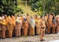 Pemkab Madina Kembali Gelar Apel di Taman Raja Batu, Kondisinya Penuh Sampah
