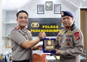 Perkuat Kamtibmas, Kapolres Padangsidimpuan Bertemu Danyon C Brimob