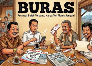 Pesawat Boleh Terbang, Harga Teh Manis Jangan!