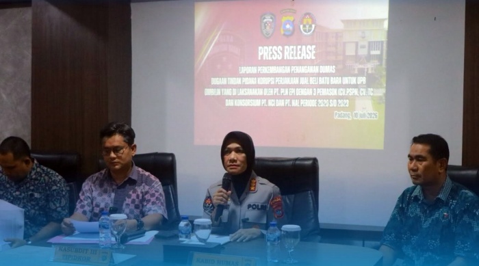 Polda Sumbar Usut Dugaan Korupsi Pasokan Batu Bara Ombilin