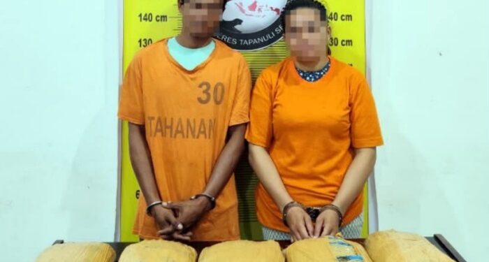 Polres Tapsel Sita 5 Kg Ganja Asal Panyabungan, Dua Tersangka Ditangkap