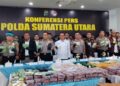 Rekor Baru, Polda Sumut Potong Jalur Logistik 5,3 Ton Narkoba