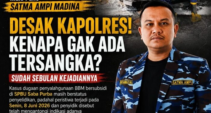 SATMA AMPI Desak Polres Madina Tetapkan Tersangka Insiden Kebakaran di SPBU Saba Purba