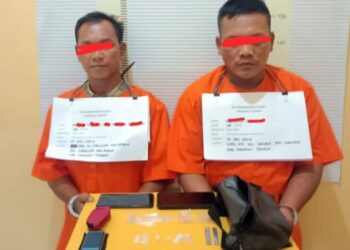 Sabu Medan Masuk Tapteng Lewat Travel, Dua Pengedar Diciduk