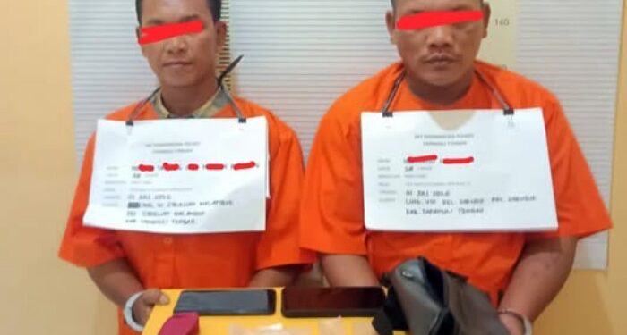 Sabu Medan Masuk Tapteng Lewat Travel, Dua Pengedar Diciduk