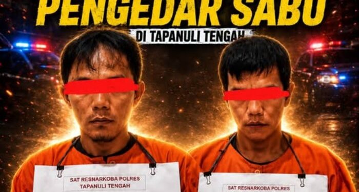 Siasat Minyak Rambut Gagal, Dua Pengedar Sabu Tapteng Diciduk