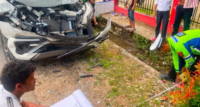 Tabrakan Beruntun di Jalan Sibolga-Barus, 17 Orang Luka-luka