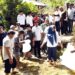 Wabup Atika Tabur Benih Ikan di Lubuk Larangan Desa Lumban Dolok