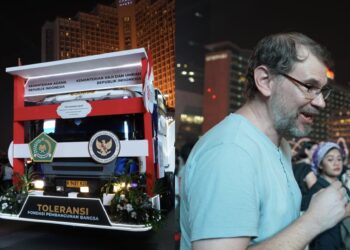 Pesan Toleransi di Bundaran HI Pikat Wisatawan Jerman hingga Warga Lokal