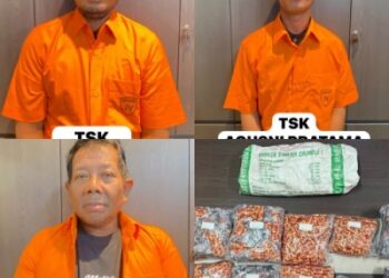 Bermodal Peta Kertas, Bareskrim Bongkar Sindikat Narkoba Internasional di Bengkalis