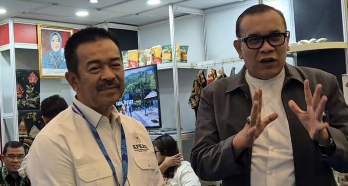 Bertemu Kambara di AOE 2026, Bupati Saipullah Ajak Semua Elemen Majukan Madina