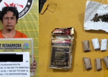 Bisnis Paket Hemat Narkoba Residivis Padangsidimpuan Digulung Polisi