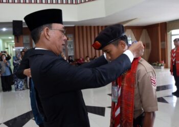 Bupati Tapsel Lepas Kontingen Jamnas XII 2026