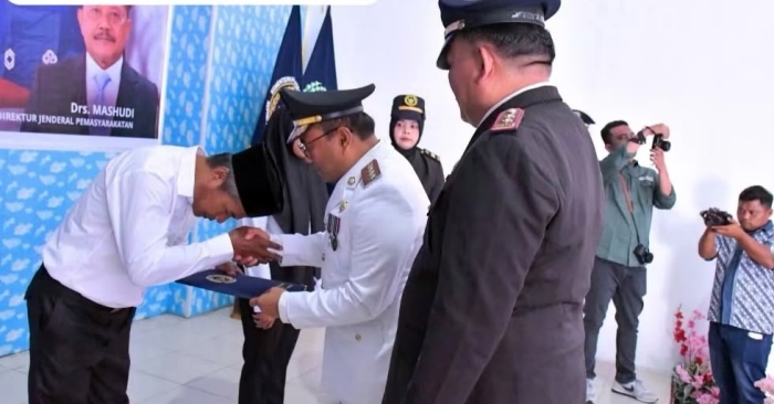 Dapat Remisi yang Kedua, Lima Warga Binaan Lapas Padangsidimpuan Bebas