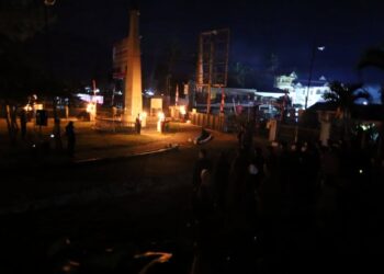 Forkopimda Madina Gelar Renungan Suci di Tugu Perintis Kemerdekaan Kotanopan