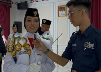 Dikukuhkan Jadi Anggota Paskibra, Ini Cerita Fania