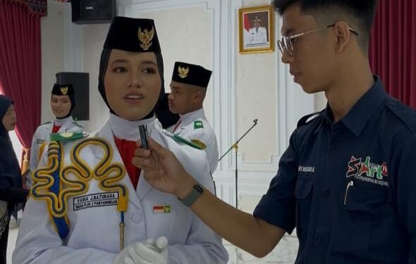 Dikukuhkan Jadi Anggota Paskibra, Ini Cerita Fania